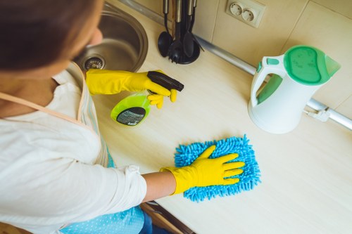 Cleaning quality issue being assessed after service